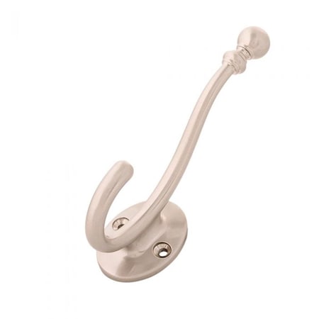 Belwith Products Belwith  5.25 in. Cottage Double Long Hook, Satin Nickel BWS077194 SN